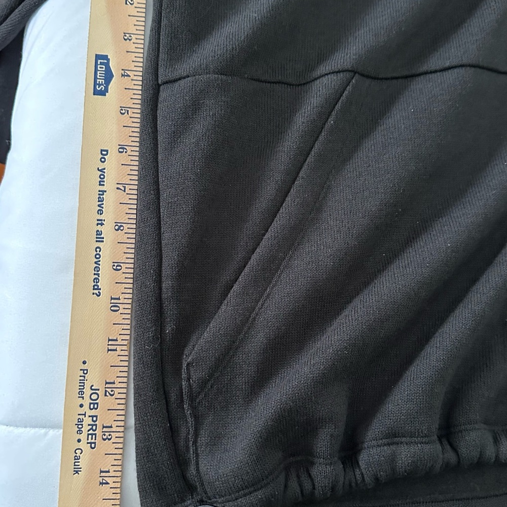 PINK Victoria's Secret Black Zippered Sweater (T) - Picture 8 of 10